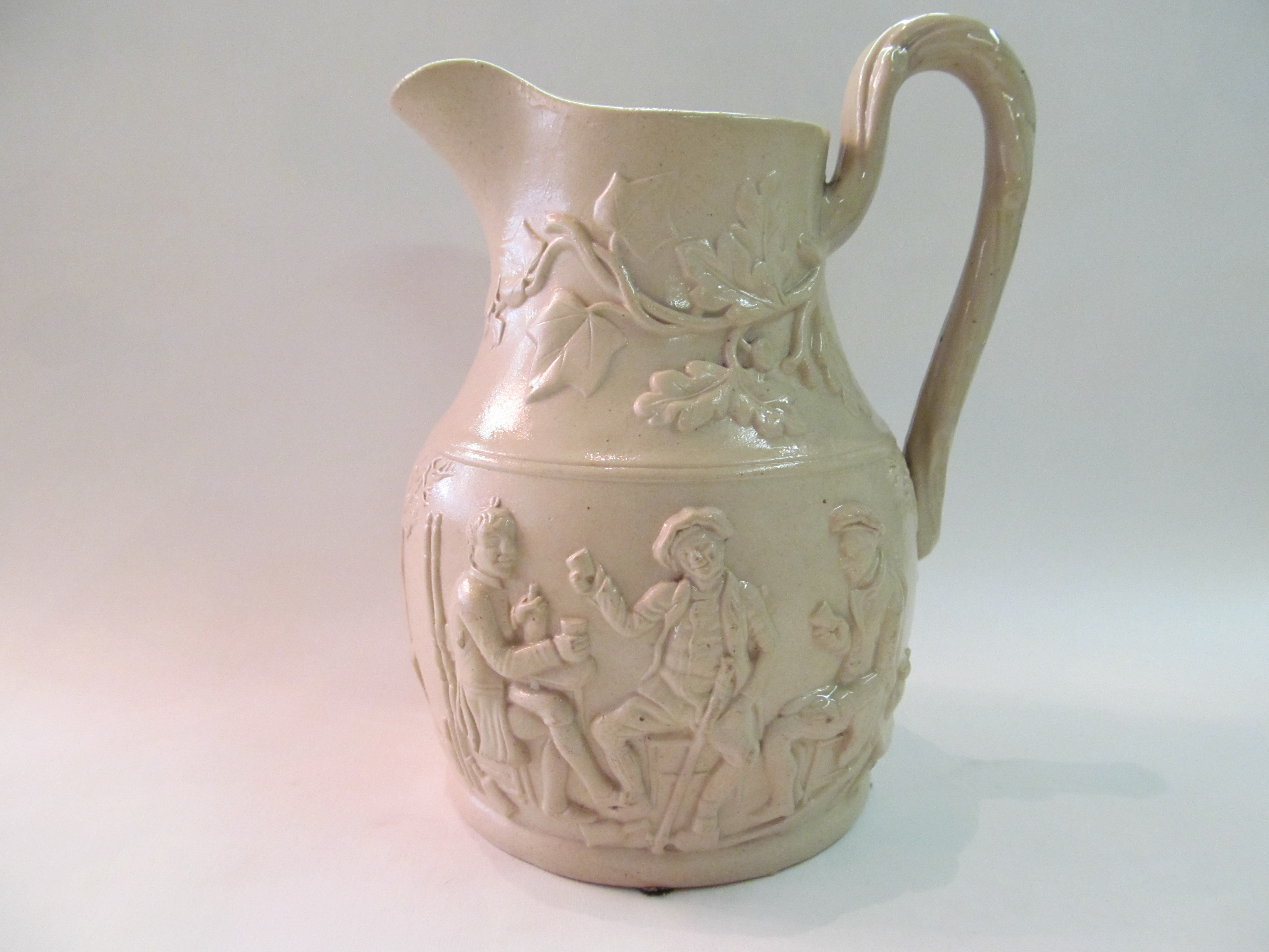 Salt Glaze Moulded Jug