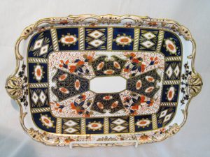 Porcelain Imari Decor Cabinet or Vanity Tray