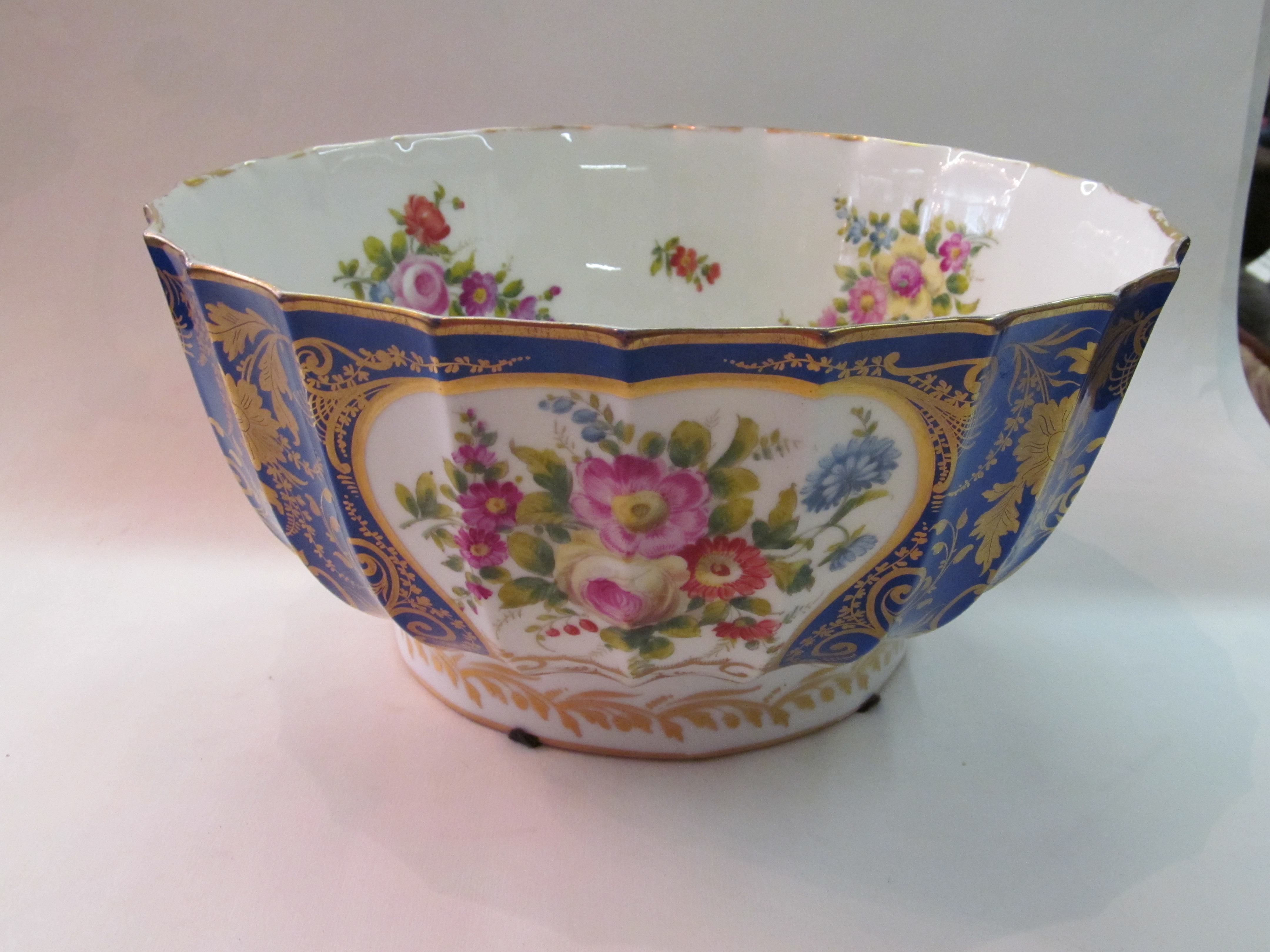 Swansea Porcelain Punch Bowl