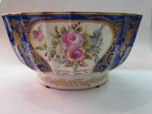 Antique English Swansea Punch Bowl