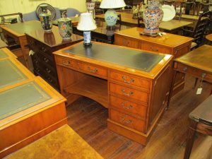 English Bench Made Chippendale Style Computer Desk