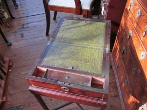 Antique English Inlaid Rosewood Lap Desk
