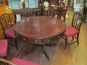Antique English William IV Mahogany Library Table