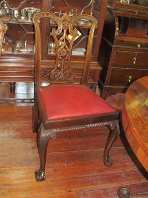 Set of 4 Chippendale Style Chairs