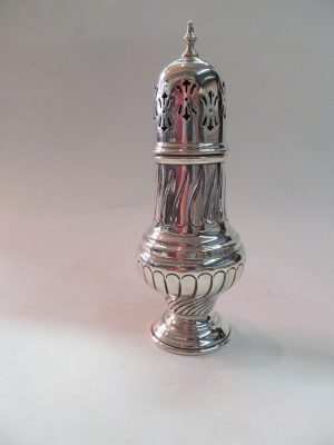 Silverplate Hand Chased Muffineer
