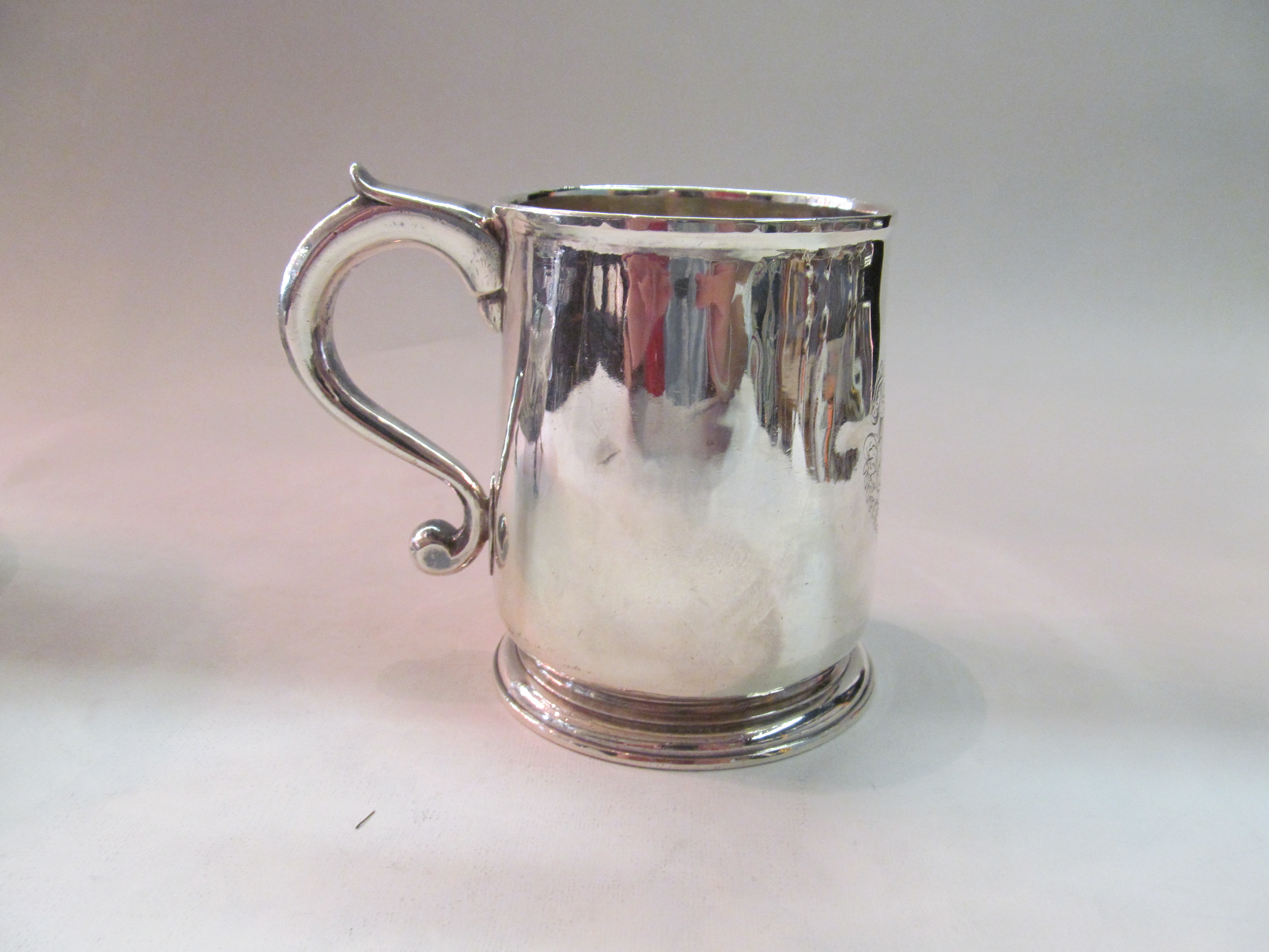English Brittania Silver Standard Early Tankard
