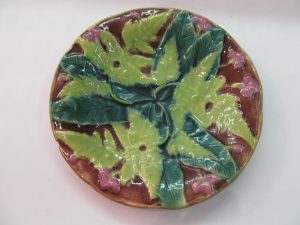 Fern and Floral Plate