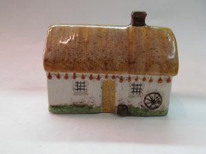 China Figure of a Thatched Cottage