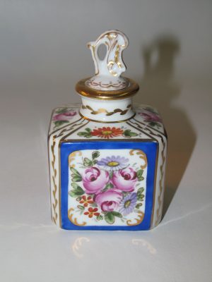 Hand Painted Porcelain Scent Bottle