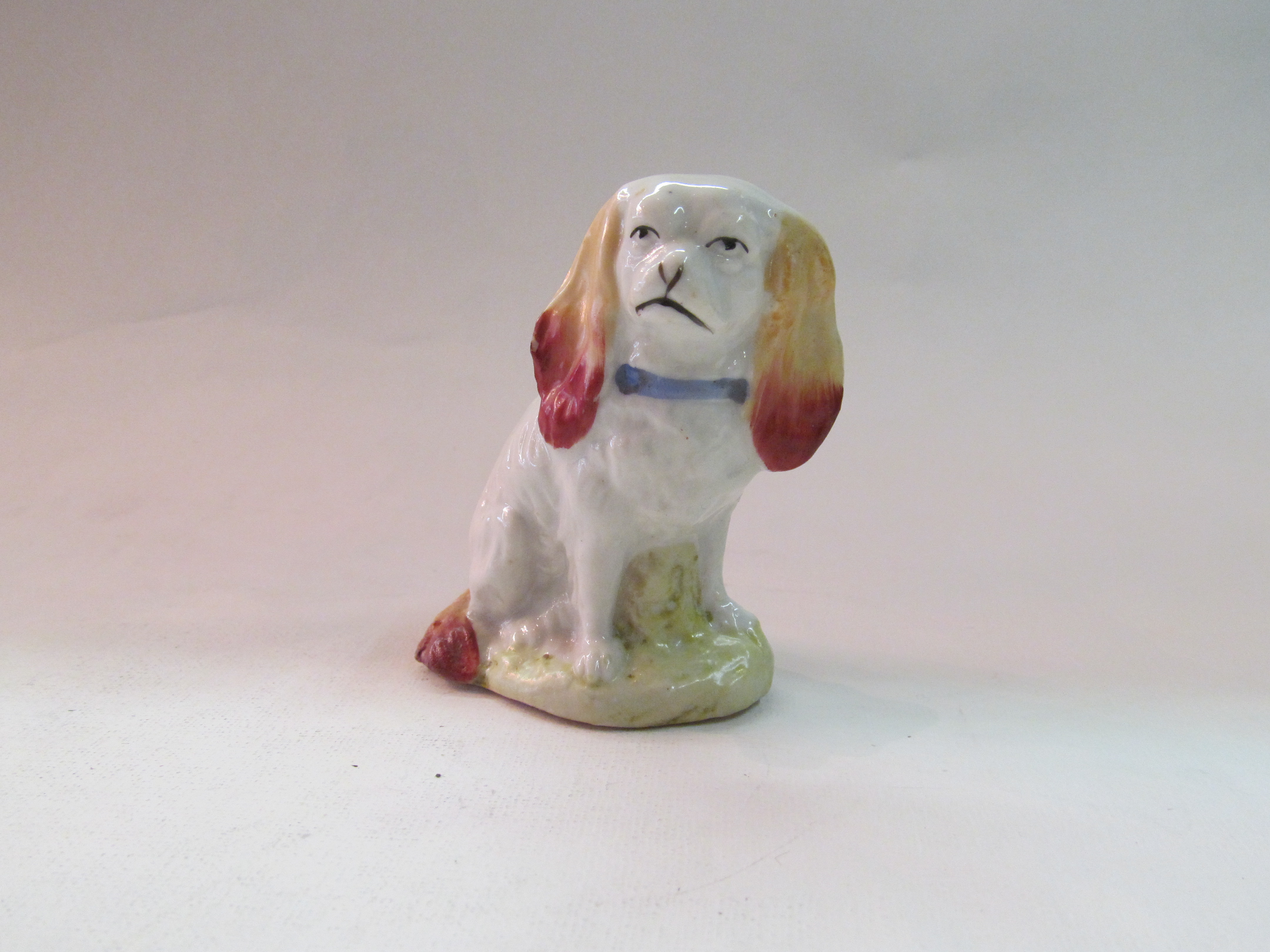 Porcelain Figure of a Spaniel