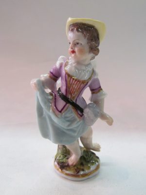 Hand Painted Figure of a Winged Girl