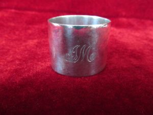 Sterling Plain Large Napkin Ring