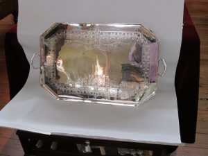 Hand Engraved Gallery Tea Tray