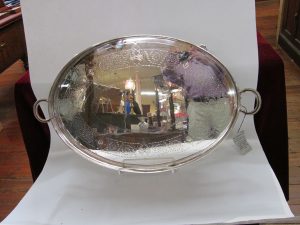 Hand Engraved Gallery Tea Tray