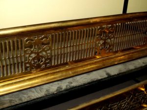 Antique English Fireplace Fender