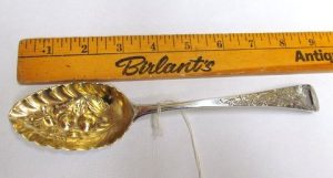 Gilt Hester Bateman Berry Spoon
