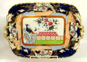 Antique English (Copeland) Spode China Imari Cabaret Tray
