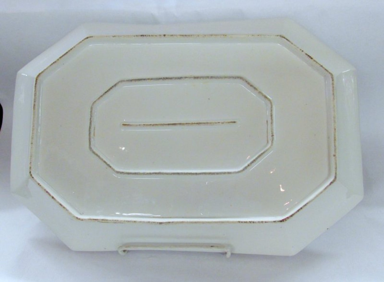 Antique French Porcelaine de Paris Soup Tureen and Matching Platter - Image 2