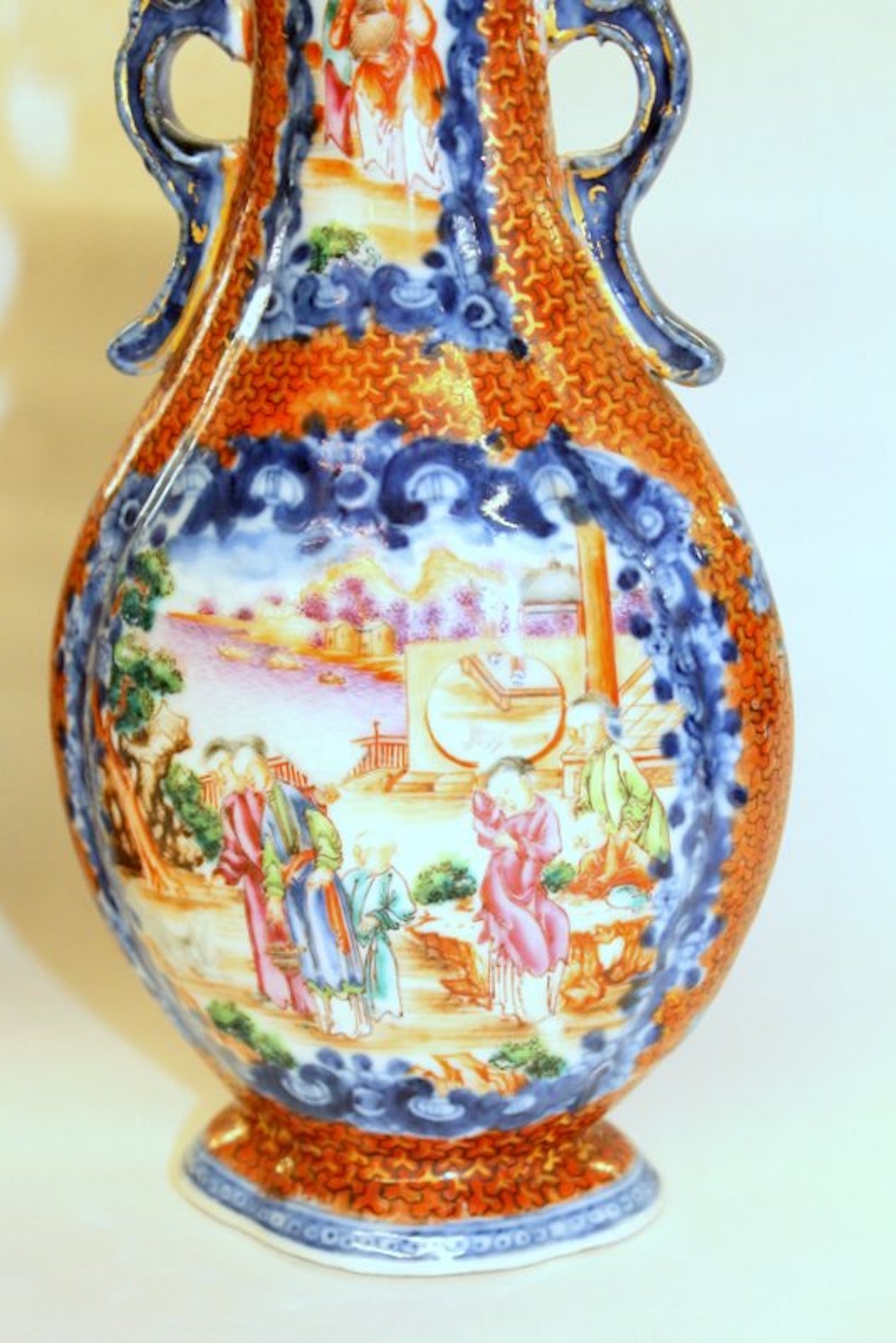 PAIR of Antique Chinese Porcelain "Famille Rose" Vases - Image 14