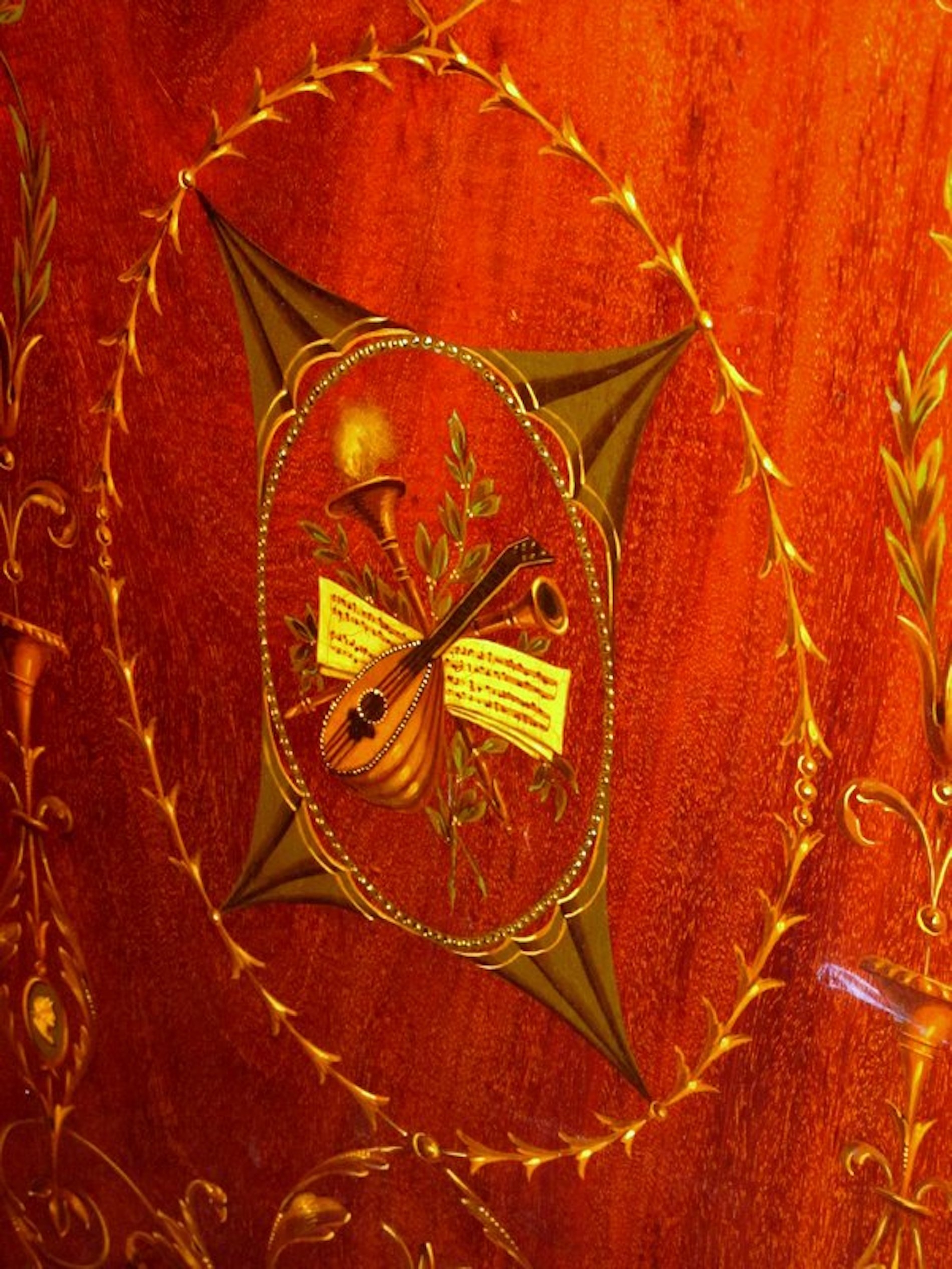 Antique English Flame Mahogany Bow front Bachelor's Chest - Image 14