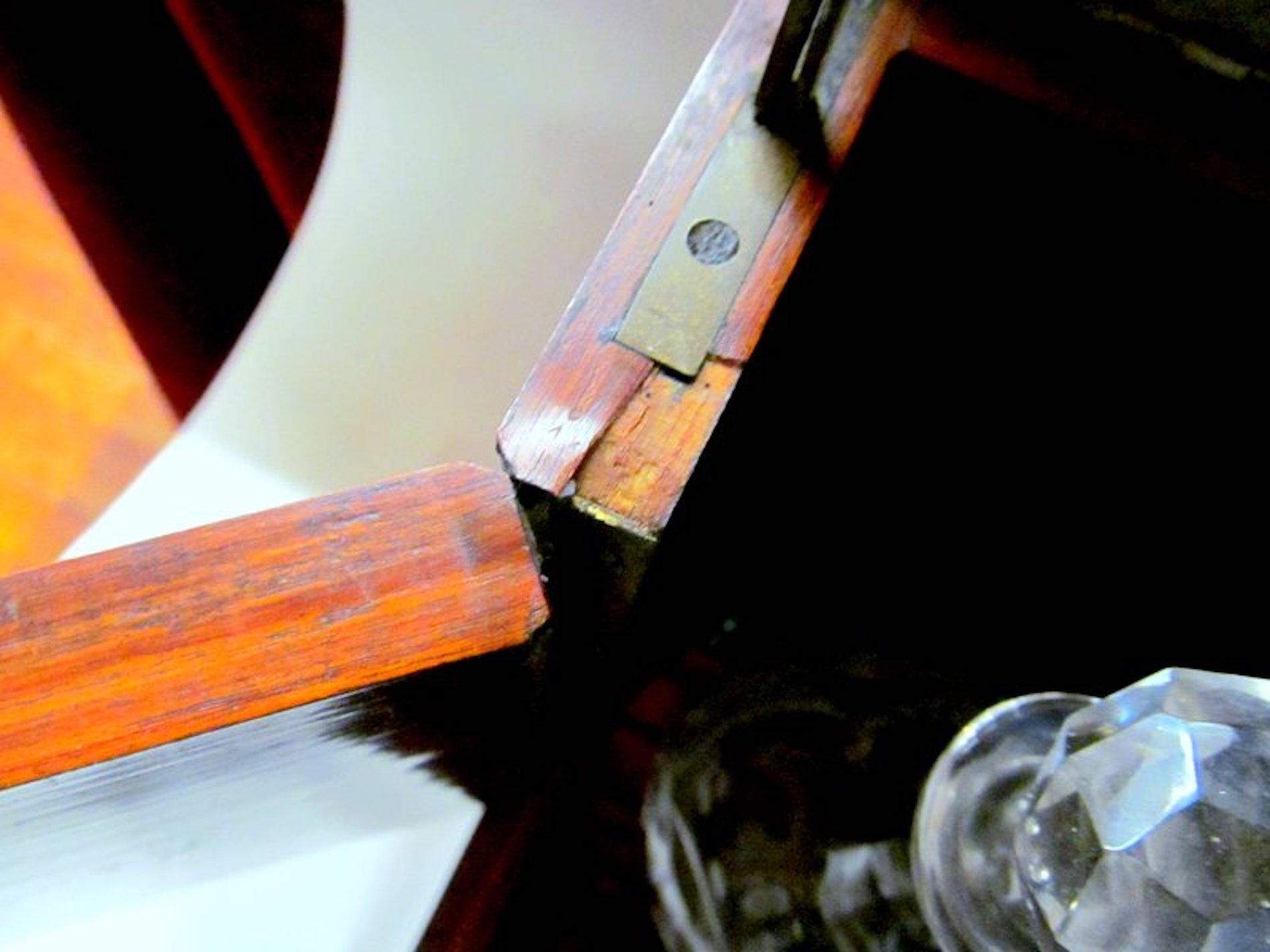 Antique French Amboyna and Rosewood Cave a'Liqueur Set - Image 14