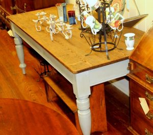 Antique English Original 19th Century Farmhouse Table