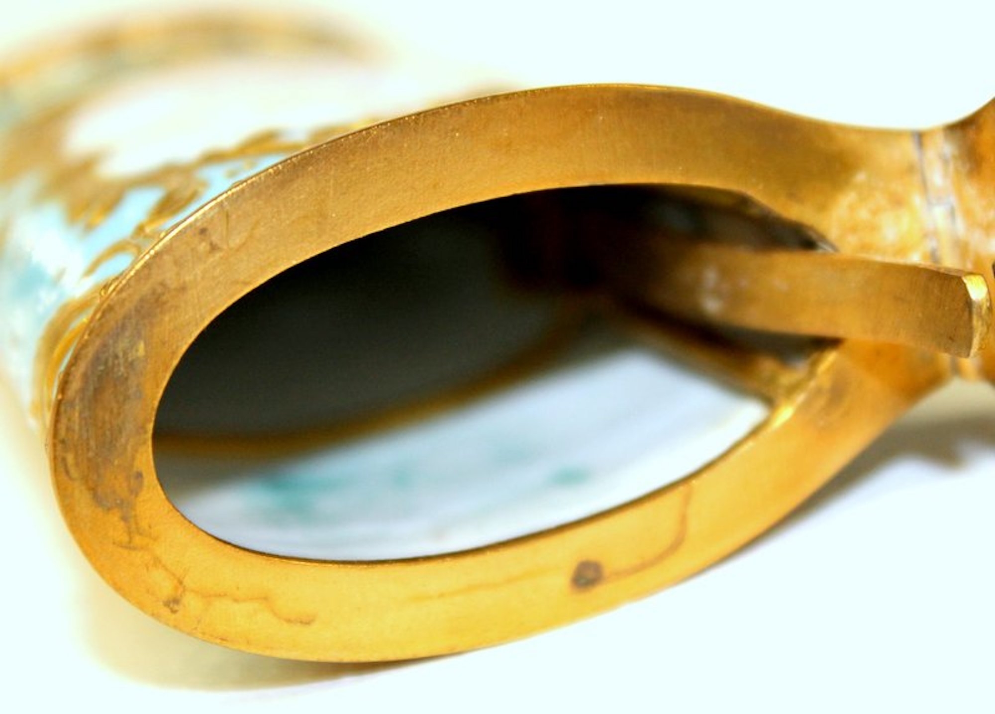 Antique English Gilt Enamel Etui or Necessaire - Image 3