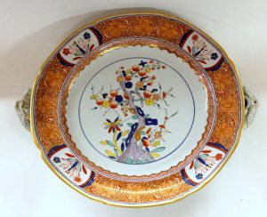 English Spode Ironstone Kakiemon Decor Warming Dish